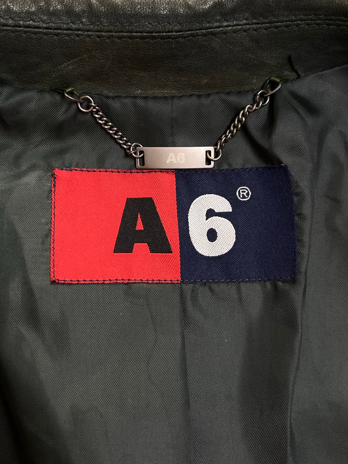 에이징 레더 자켓 상품이미지6