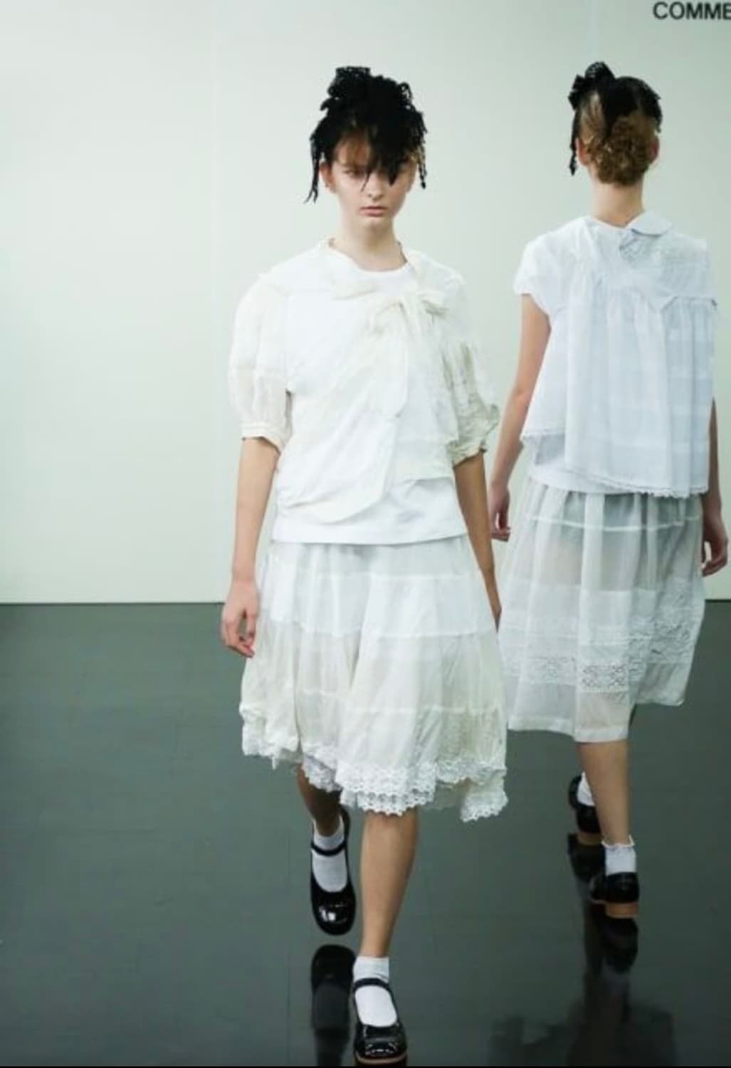 Comme des Garcons Tricot 레이스 블라우스 상품이미지6