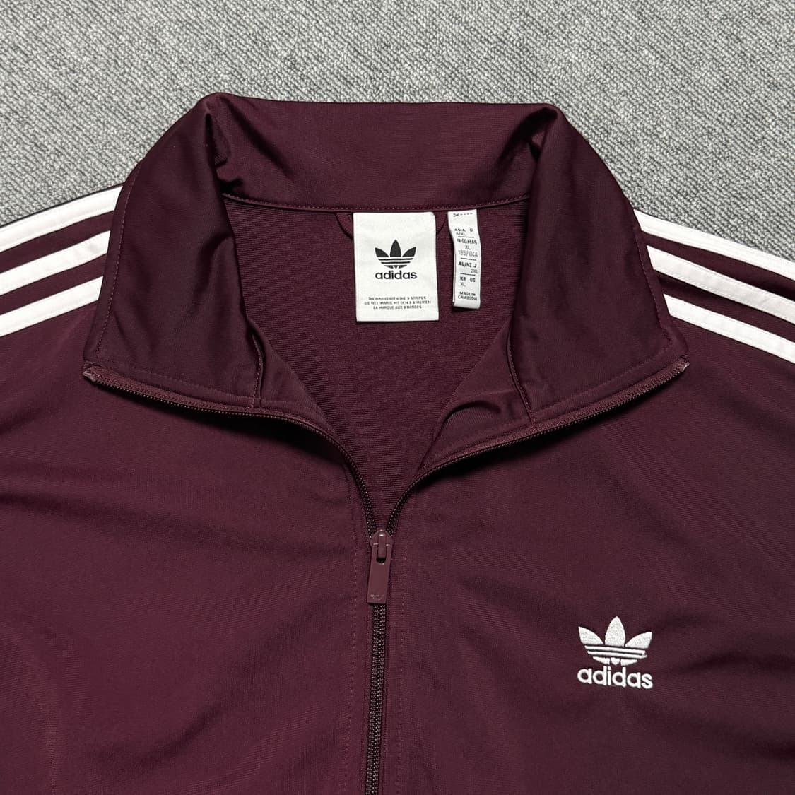 아디다스 아디컬러 클래식 파이어버드 트랙탑 마룬  상품이미지2