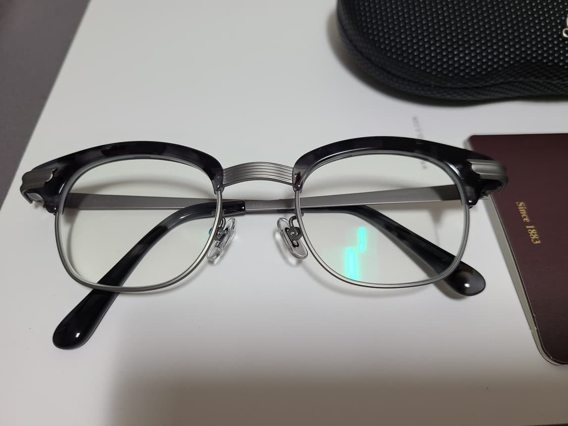 하쿠산 안경 LINDY ARM 린디암 (Gray Havana/Titan) 상품이미지1