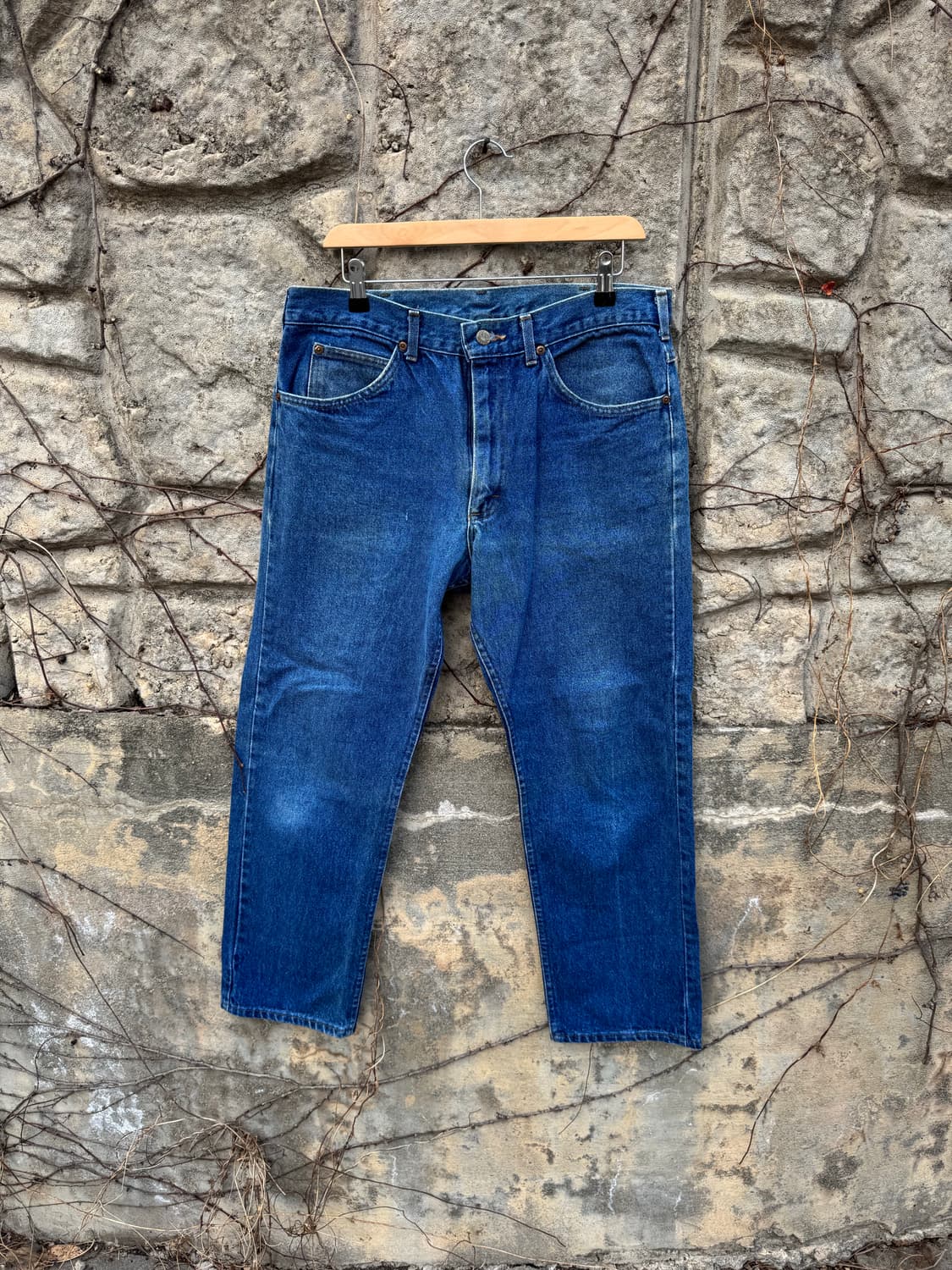90s lee 빈티지 200 스트레이트핏 워싱 데님 팬츠 상품이미지1