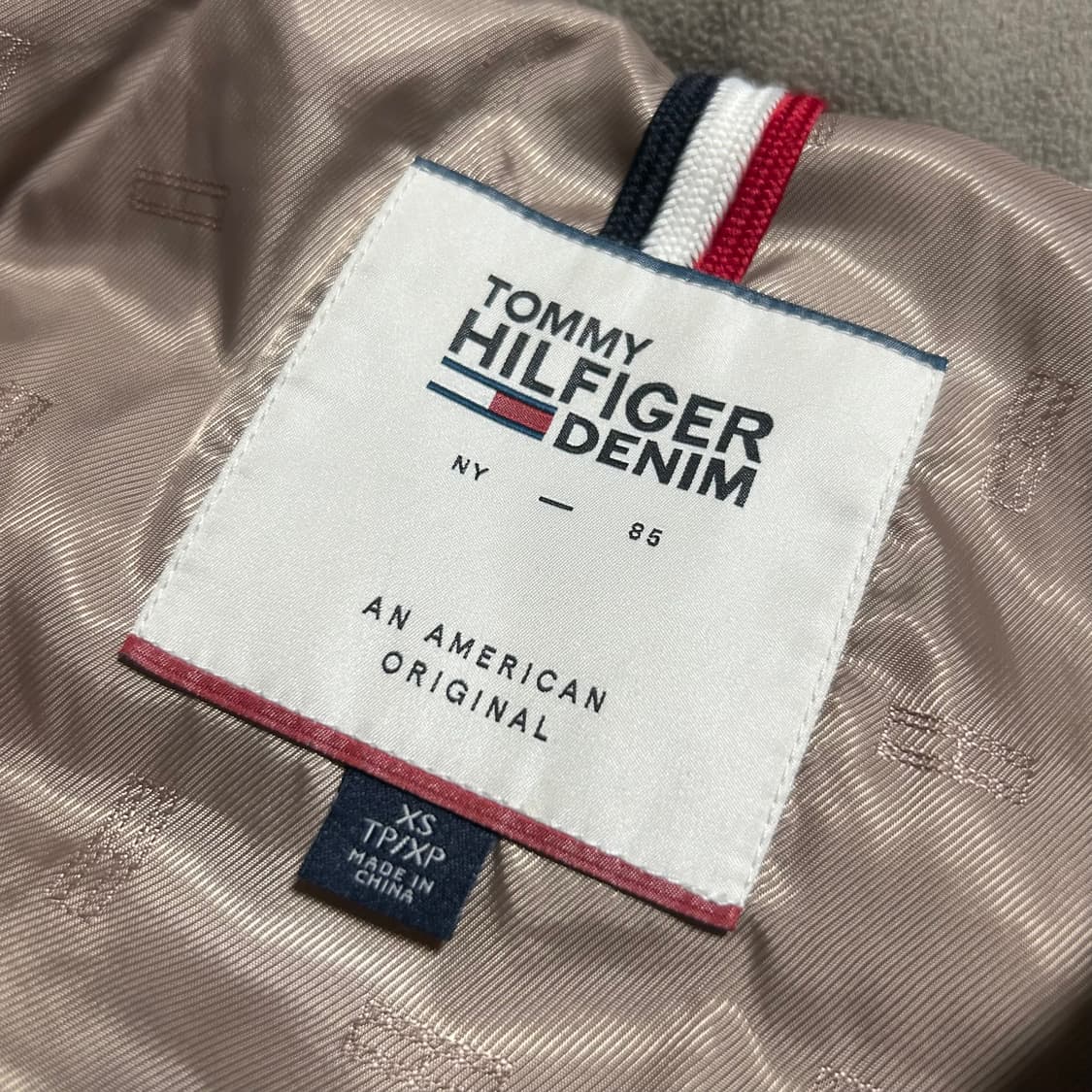 [S] Tommy 타미힐피거 우먼즈 다운 베이지 코트 패딩 점퍼 상품이미지3