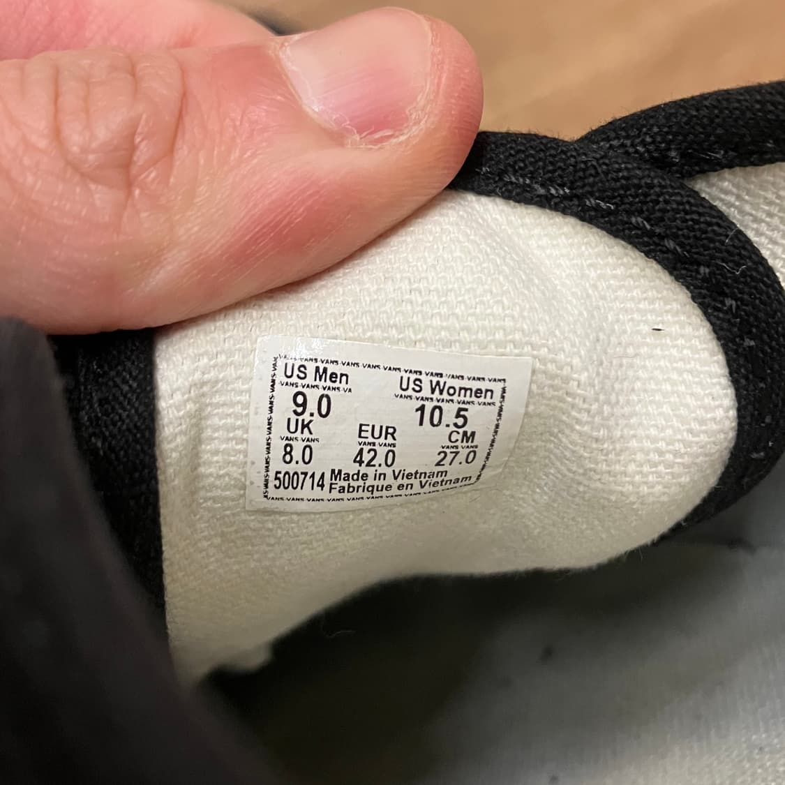 N148 반스 어센틱 블랙 상품이미지6