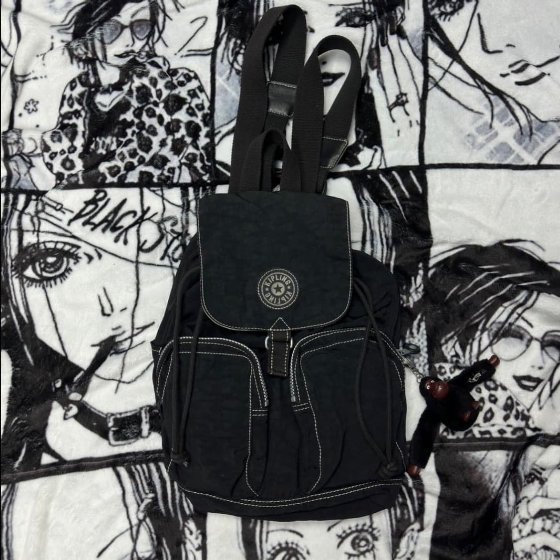 키플링 복조리 백팩 블랙 상품이미지2