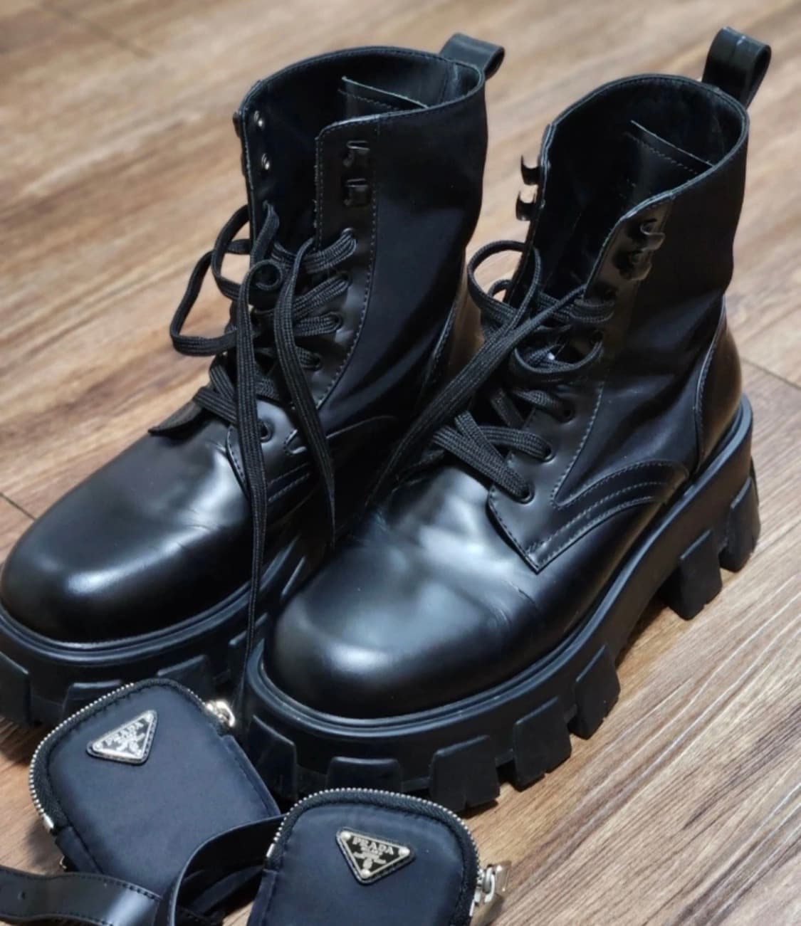 [프라다/모노리스] 데드스탁 앵클 레더 / 255 상품이미지1