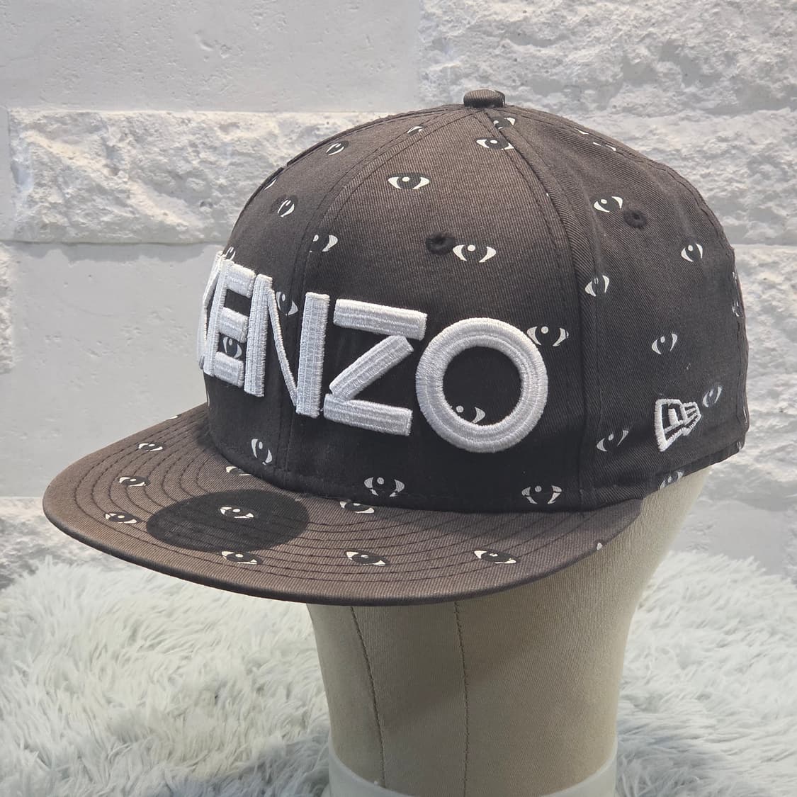 p8-1:겐조(KENZO)x뉴에라59FIFTY 아이 패턴 캡 57.7cm 상품이미지1
