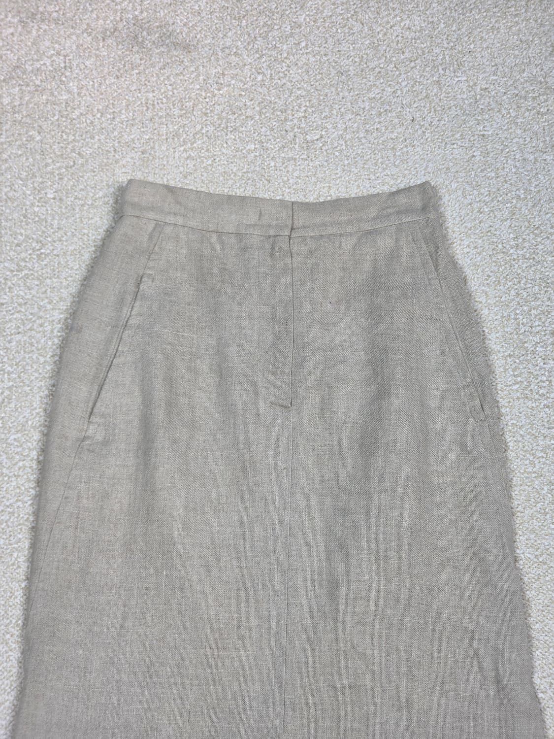 [막스마라] 100% 라미 테일러드 미디 스커트 | S00153 상품이미지2