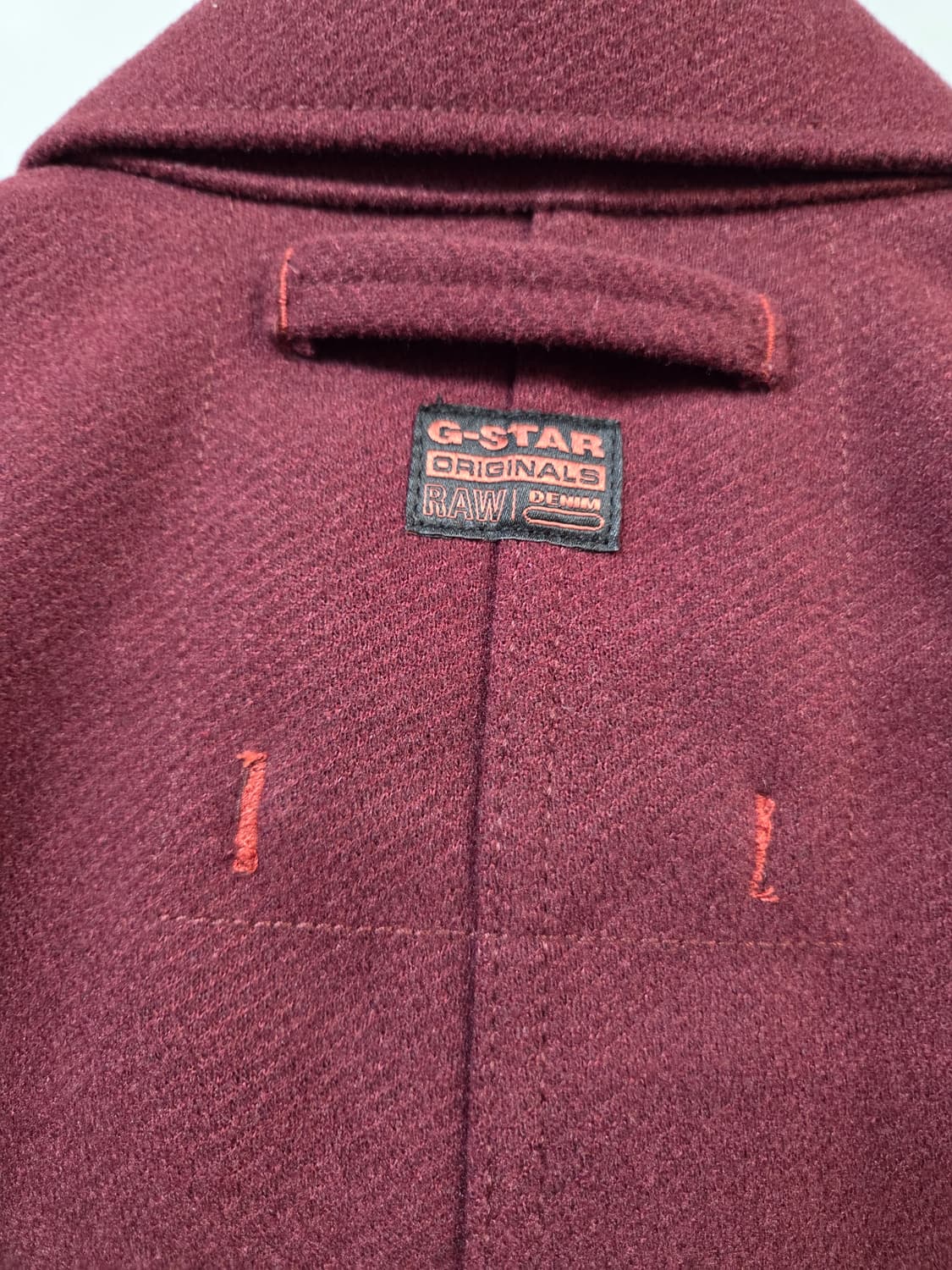 G-STAR RAW 셔츠형 자켓 버건디 상품이미지8