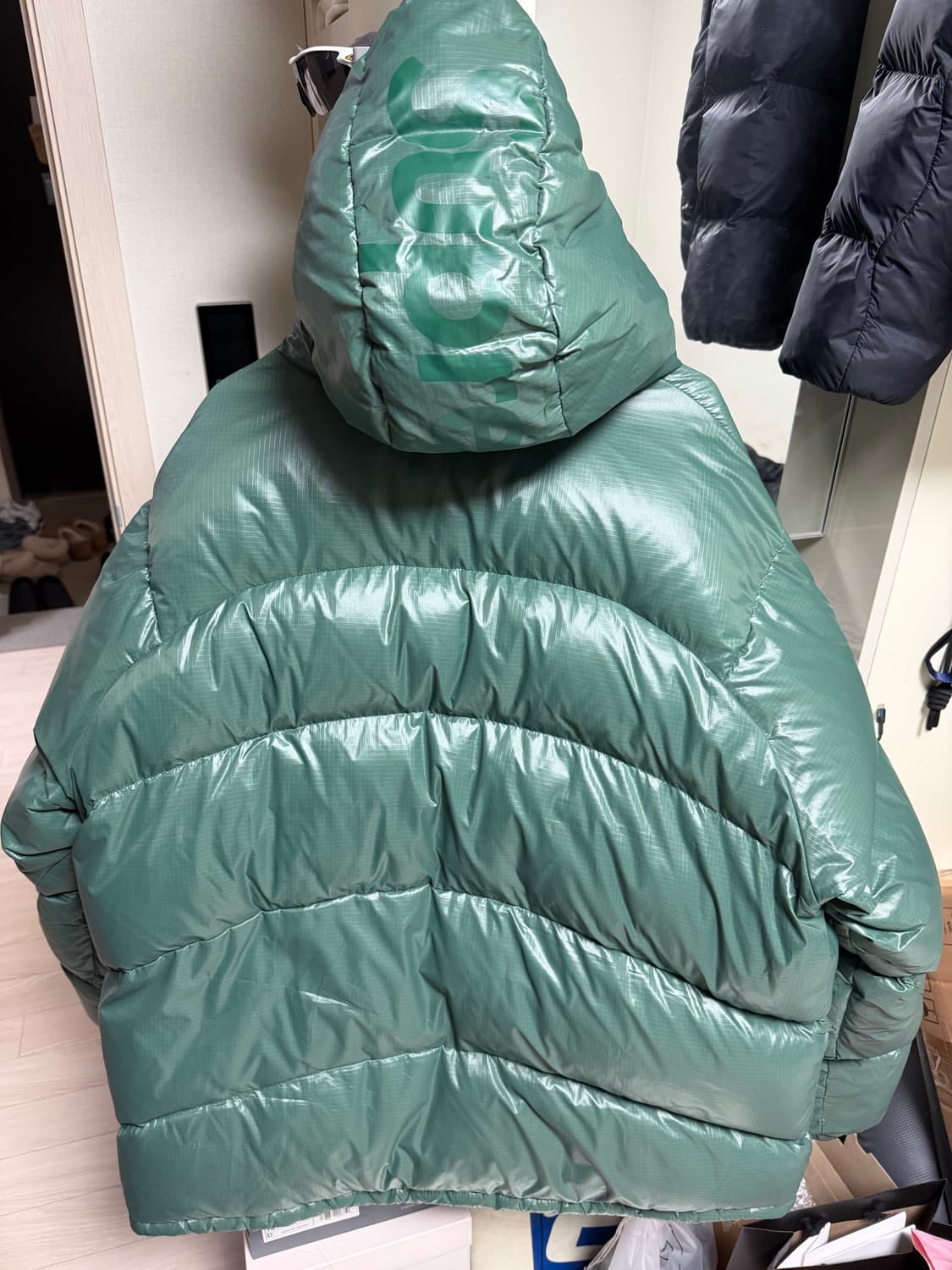 [xl] 슈프림 리버시블 페더웨이트 퍼퍼 자켓 올리브 상품이미지4