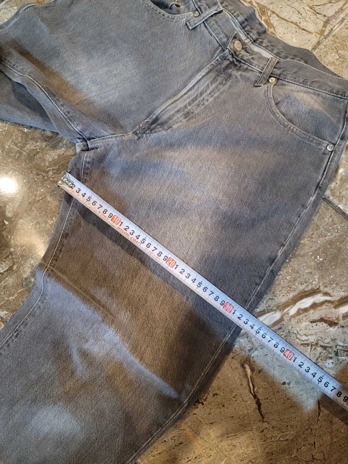 더블알엘 흑청(다크그레이) 레어 데님팬츠  상품이미지6
