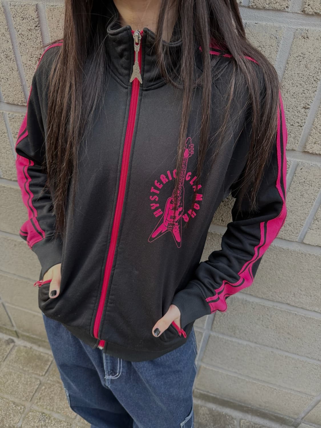 히스테릭 글래머 기타 지퍼 히스걸 집업 상품이미지6