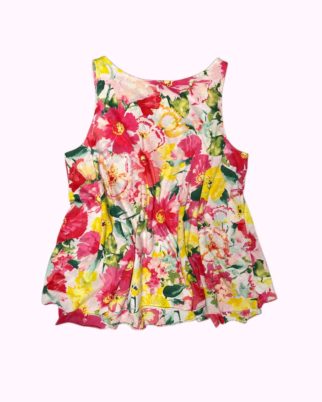 tropical flower sleeveless 상품이미지4