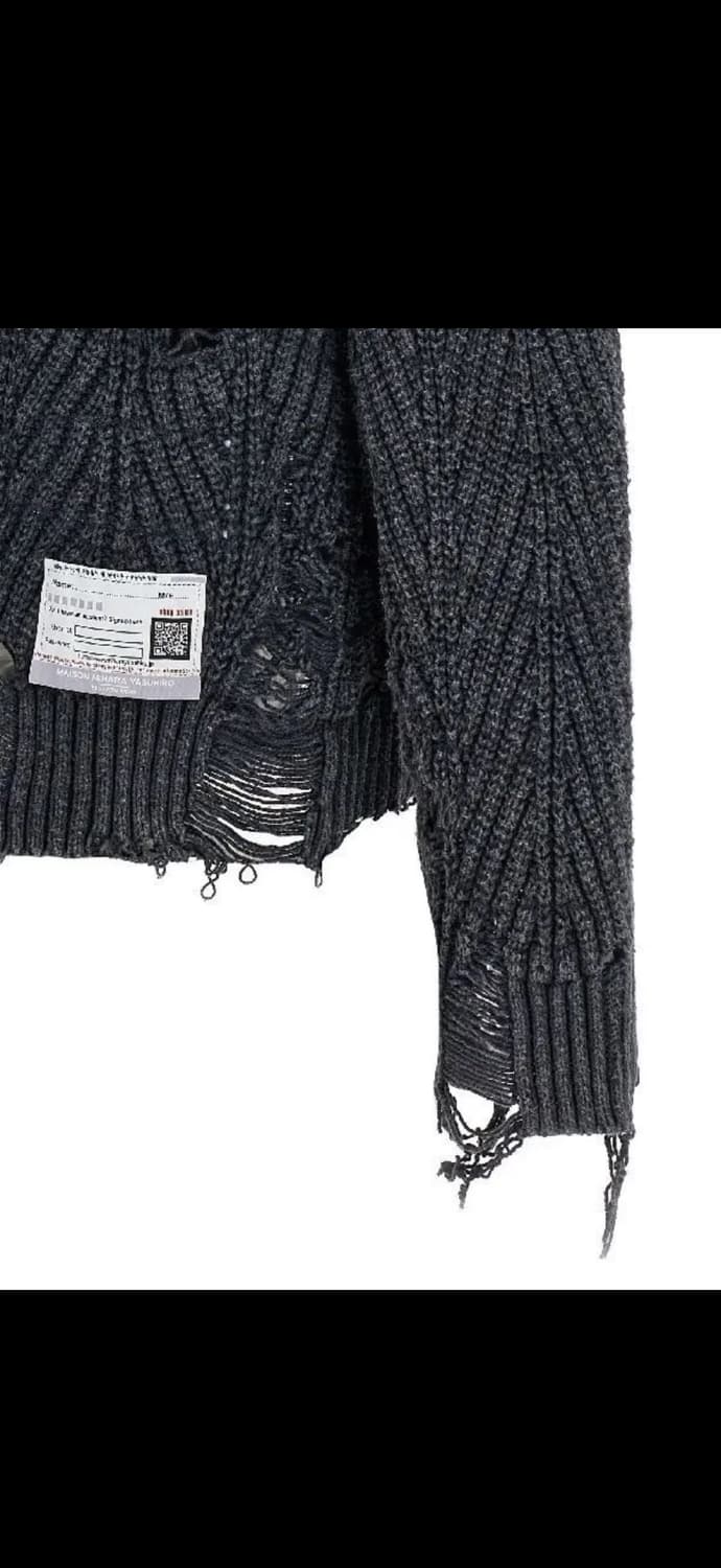 미하라 야스히로 데미지 블리치 니트탑 48 상품이미지7