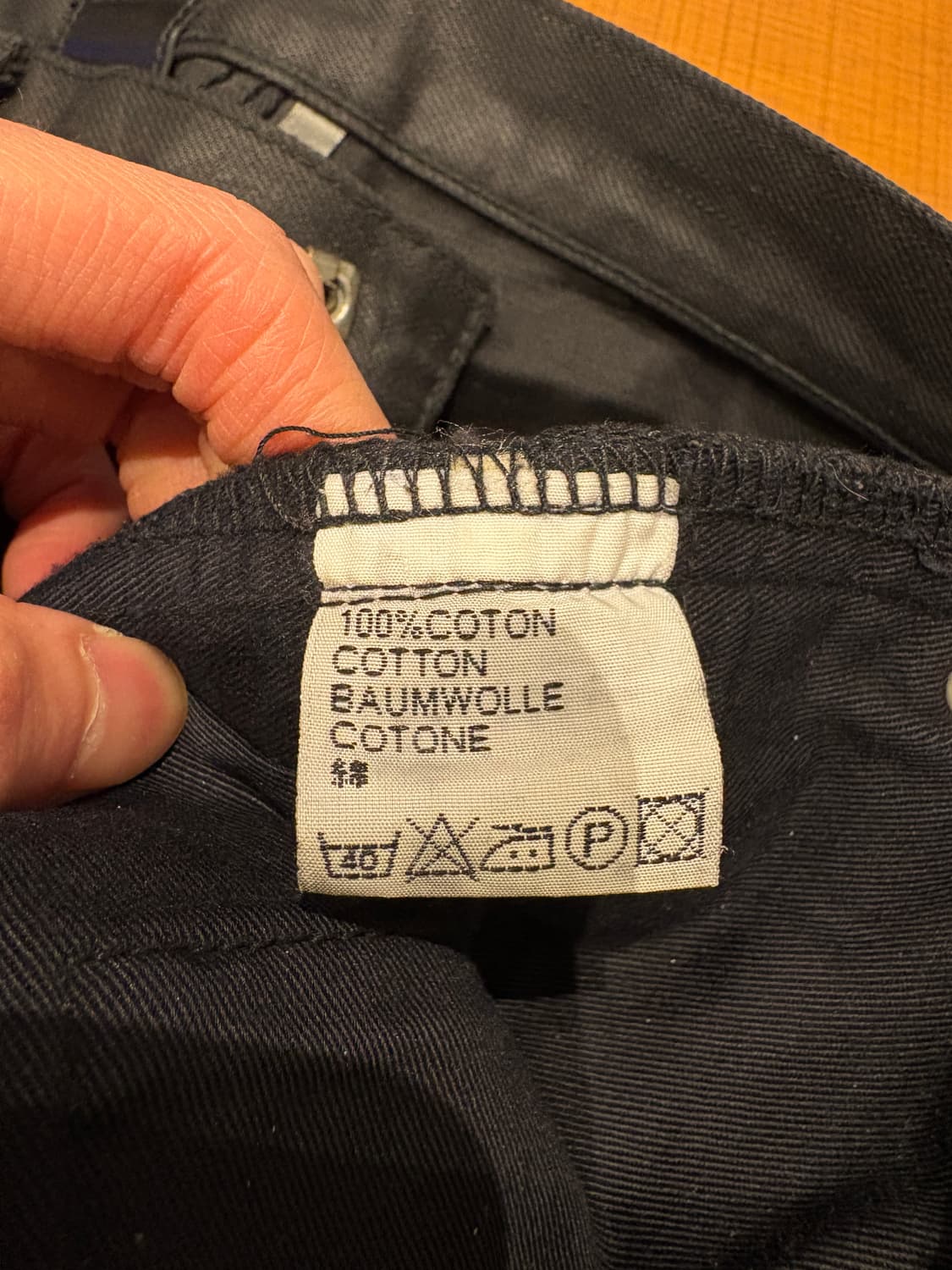 Dior Homme S/S07 Graphite Coated Denim 상품이미지8