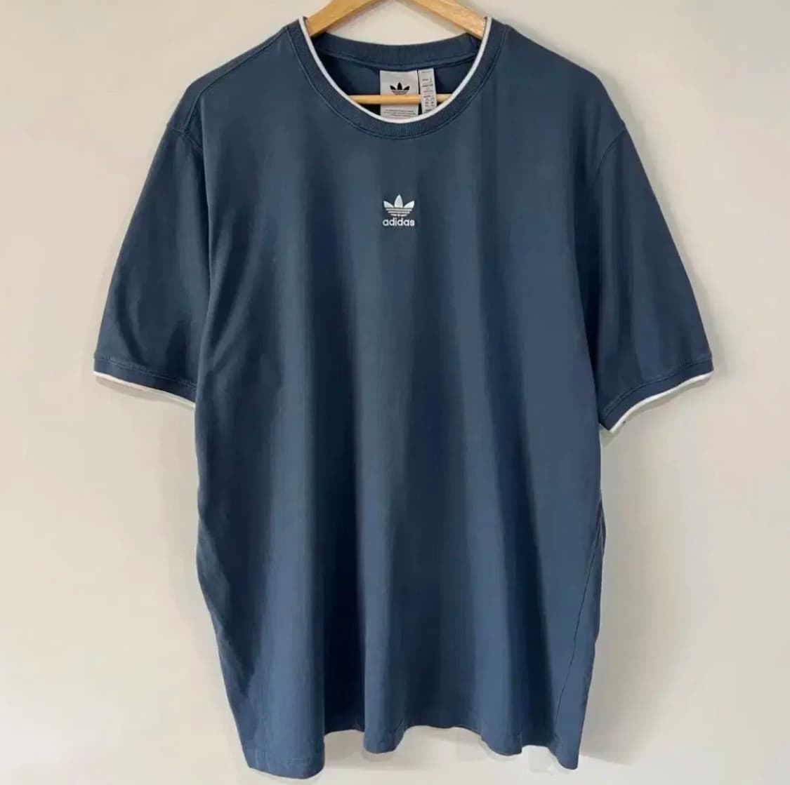 아디다스 스몰로고 링거티 네이비 XL 상품이미지1