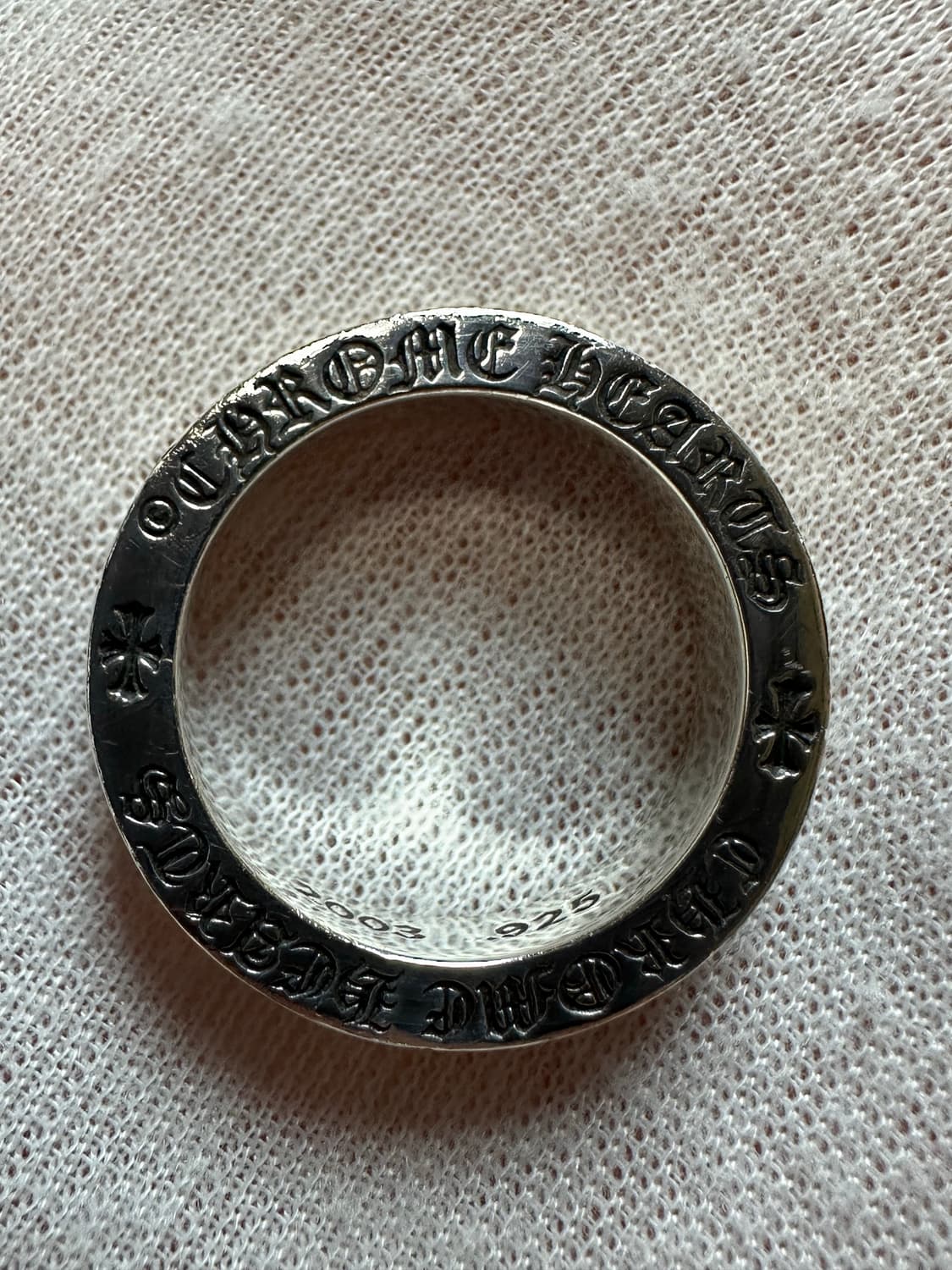 [US 8] 백화점판 정품 크롬하츠 포에버링 6mm 상품이미지7