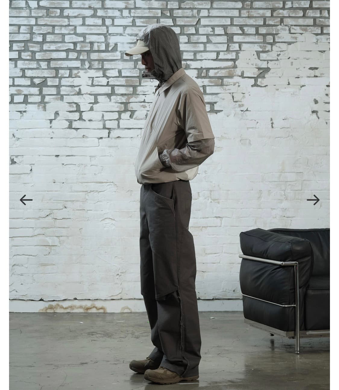 xlim ep.5 10 trousers 그레이 컬러 상품이미지3