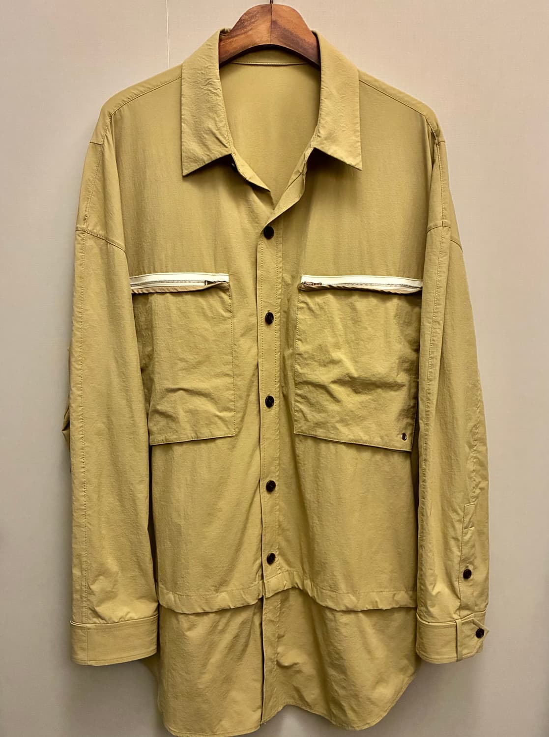 (L~XL)SYSTEM 시스템옴므 디테쳐블 오버 셔츠 자켓 상품이미지2