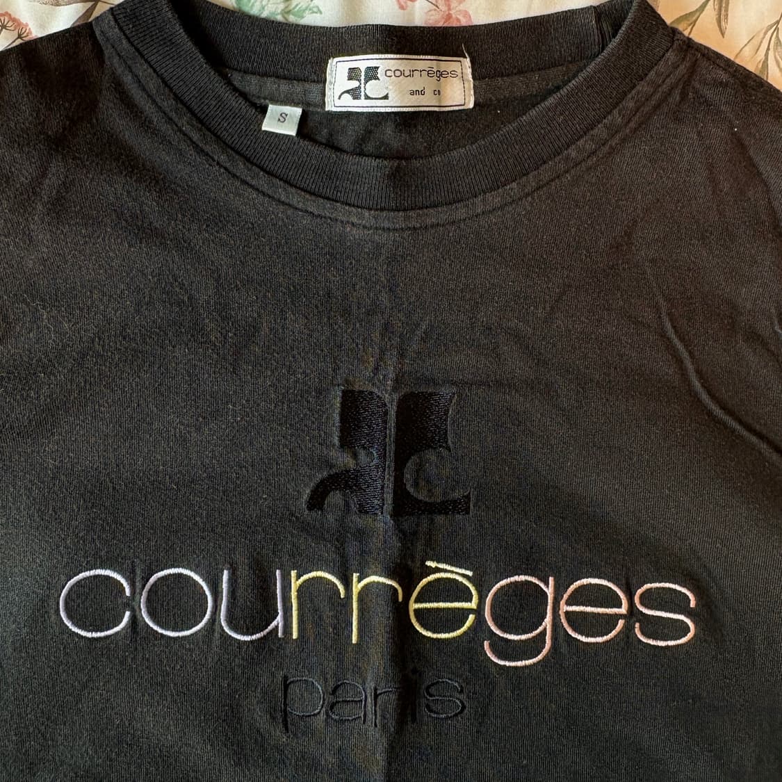 꾸레쥬 반팔 티셔츠 상품이미지2