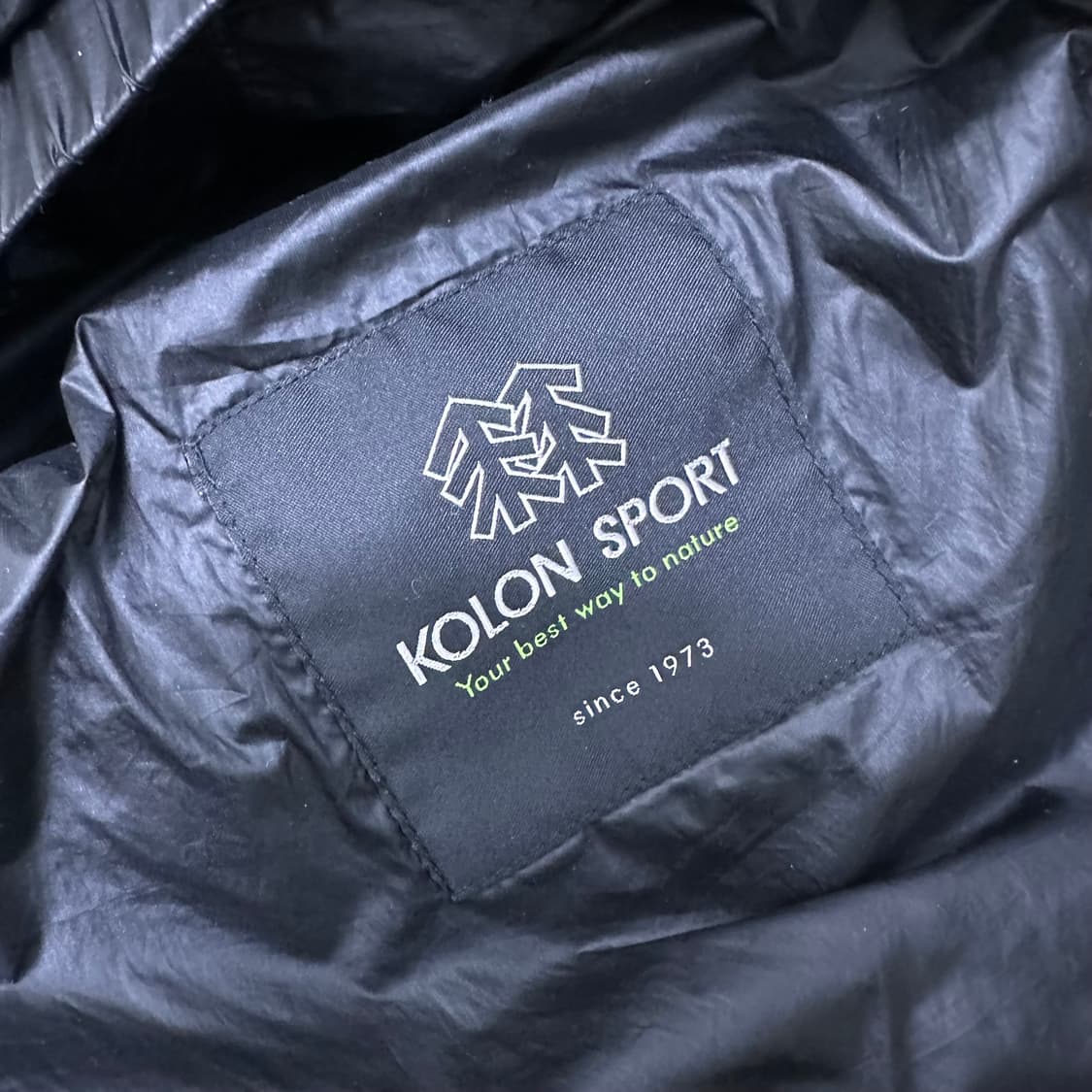 코오롱스포츠 여성 경량 바람막이 자켓 블랙 95사이즈 상품이미지3