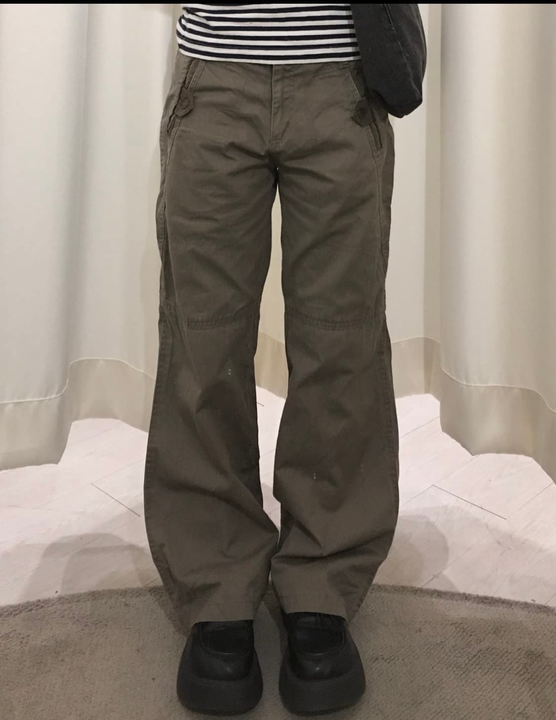 y2k button pants 상품이미지1