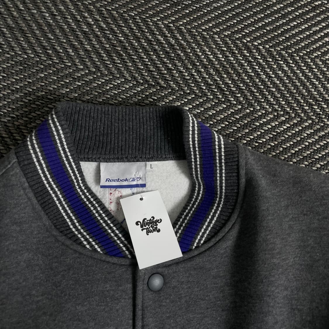 00s 리복 X NBA LA레이커스 박시핏 바시티 자켓o 3195 상품이미지4