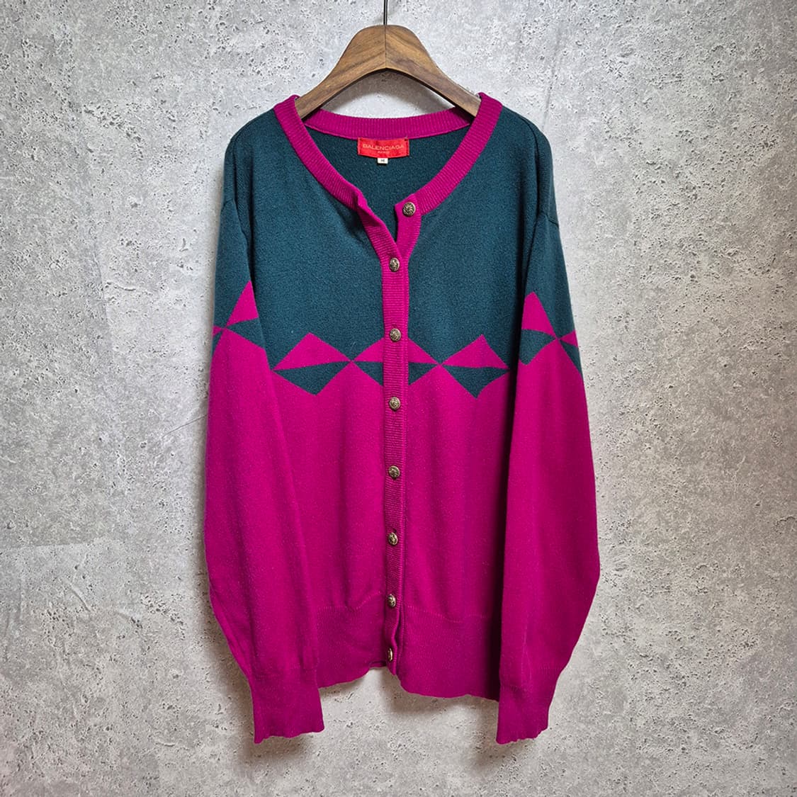 90's BALENCIAGA 발렌시아가 캐시미어 가디건 상품이미지1