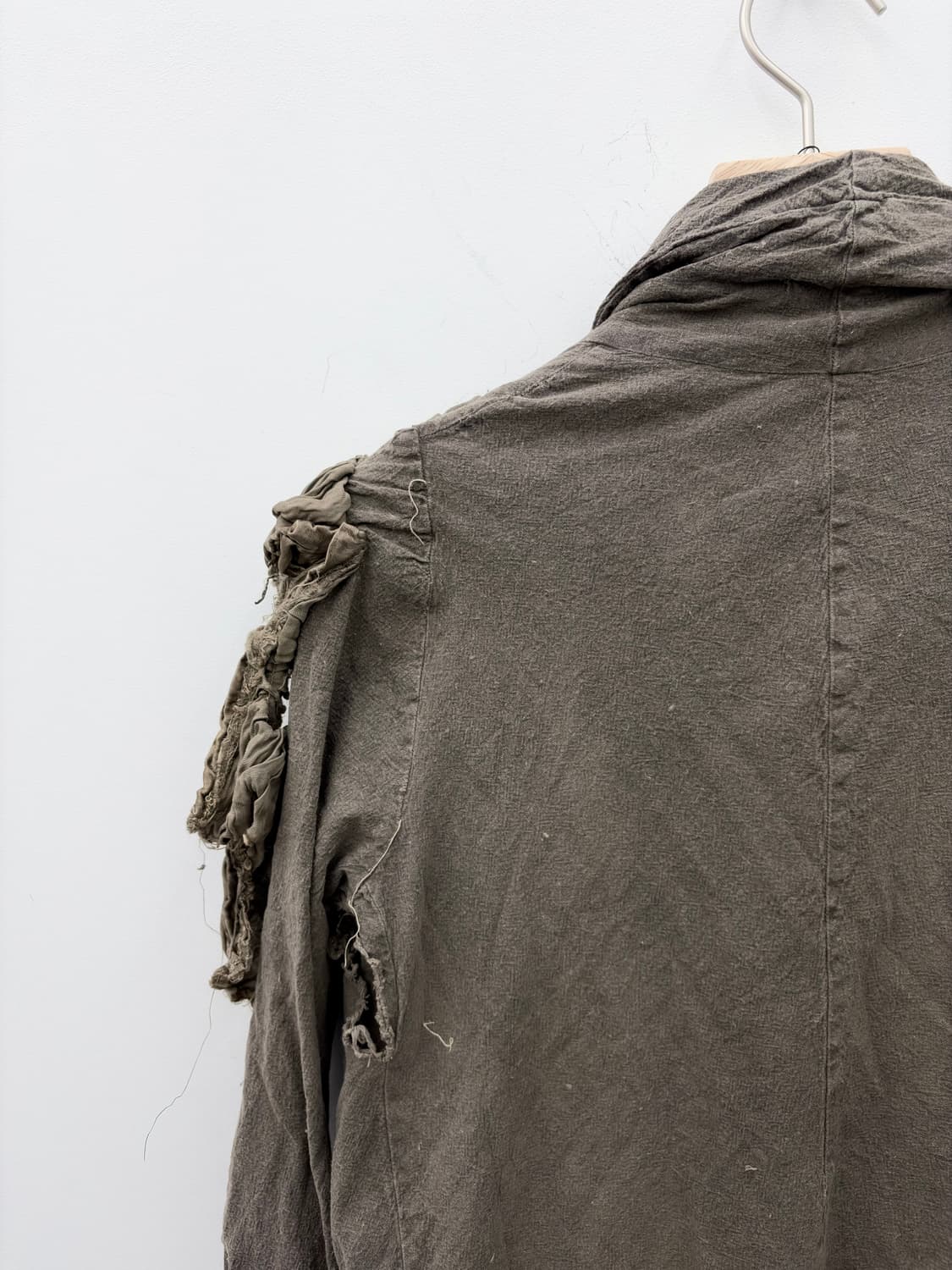 [SAMPLE] MULTI TEXTILE DRAPED OVER JACKE 상품이미지6