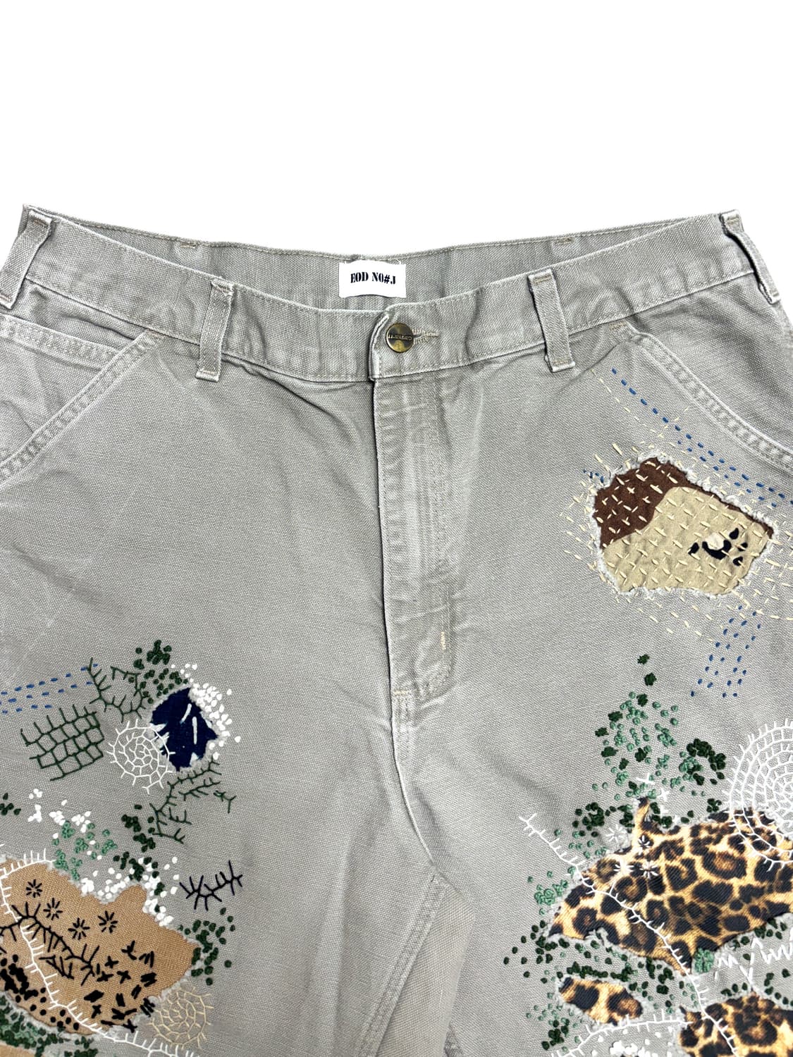 Carhartt Boro Sashiko Distressed Shorts 상품이미지6