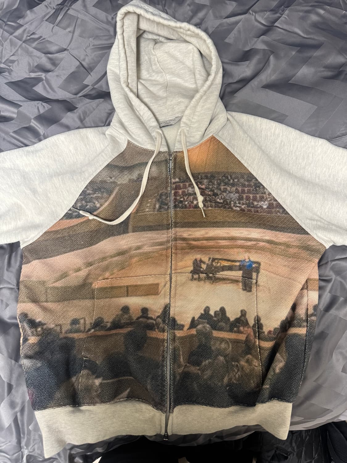 에프터프레이 프린팅 후드 집업 상품이미지2