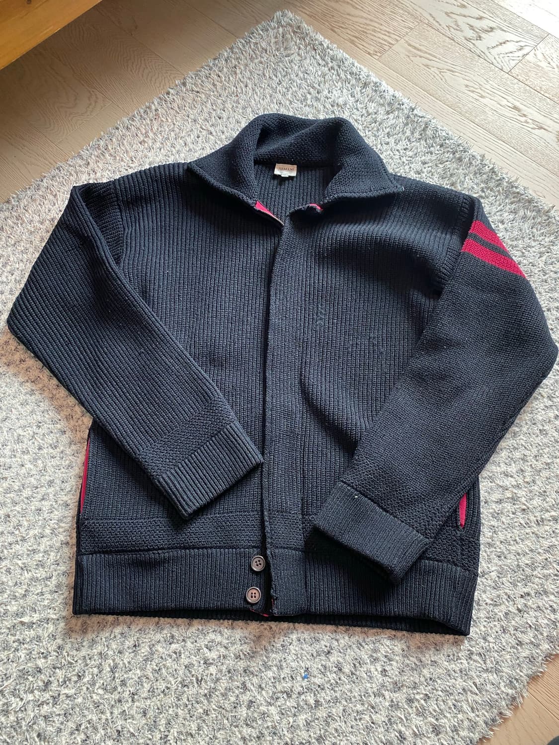 04 fw Armani Collezioni 니트 집업 상품이미지2