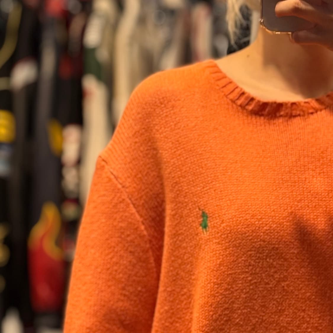 [NO.9] 폴로 긴팔 니트 오렌지 상품이미지4