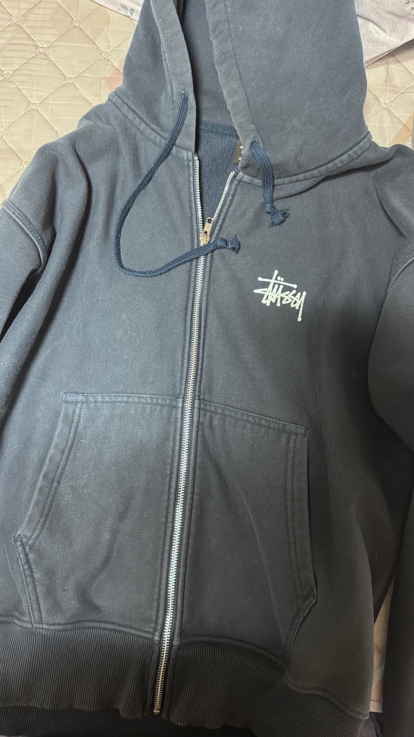 스투스 후드티 네이비 M 상품이미지1