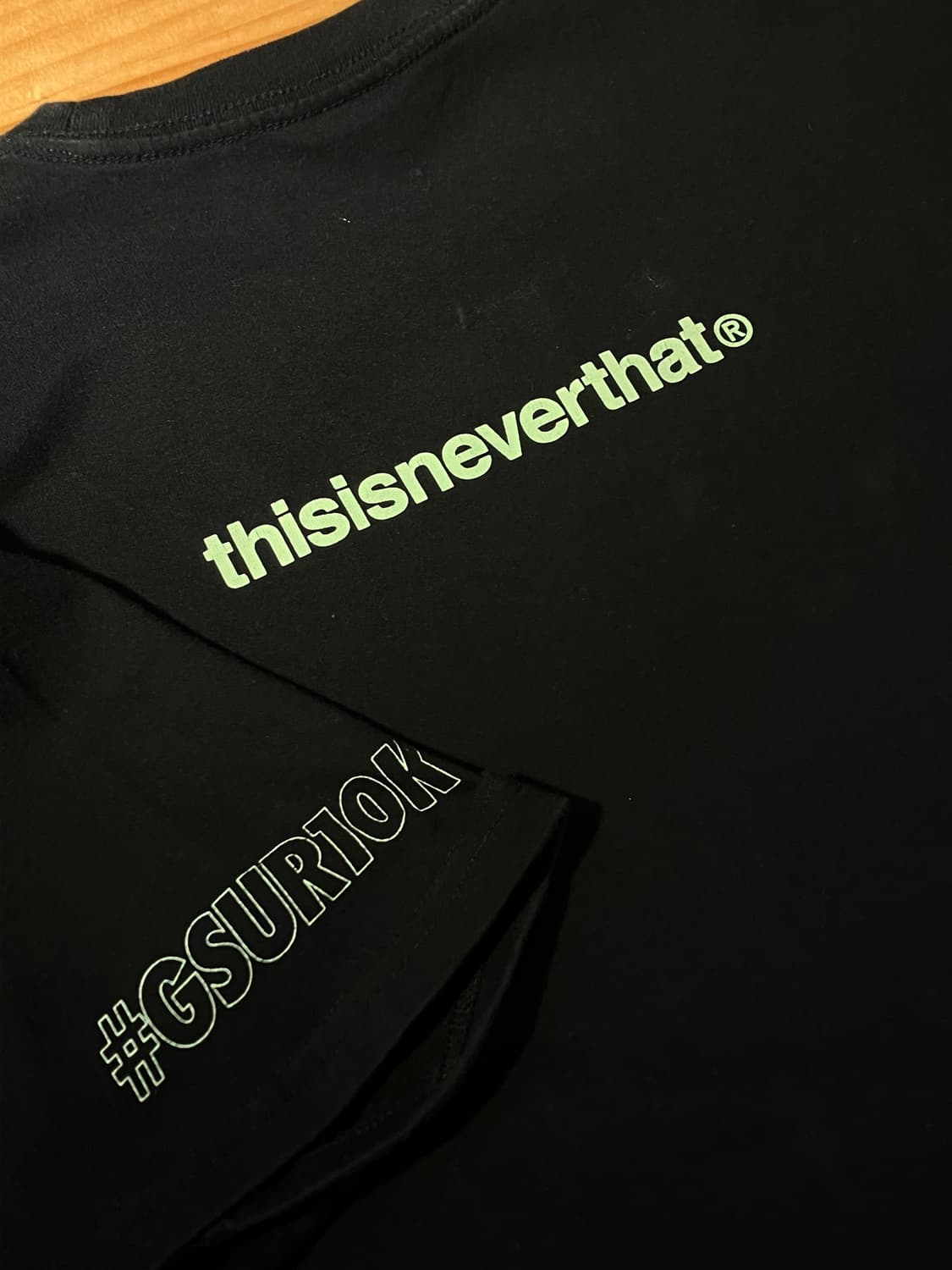 디스이즈네버댓 티셔츠 블랙 L #csz2101 상품이미지4