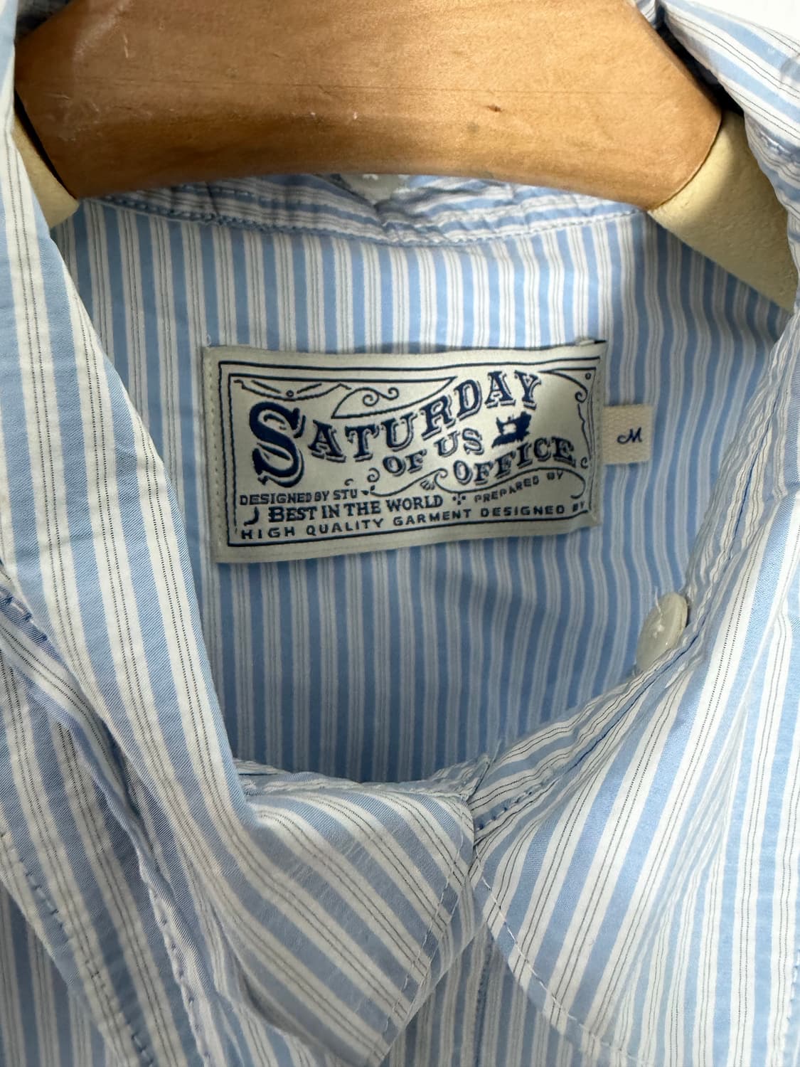 stuoffice 에스티유오피스 셔츠 스트라이프셔츠 남방 상품이미지4