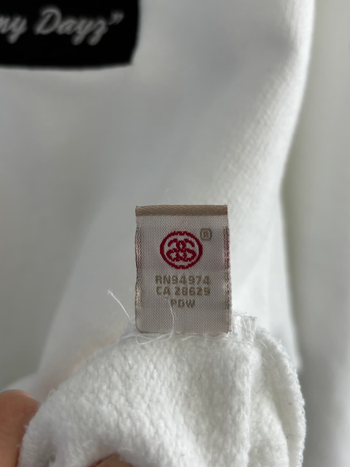 Stussy x Nexus7 스투시 x 넥서스세븐 스탁 로고 화이트 후드 상품이미지10