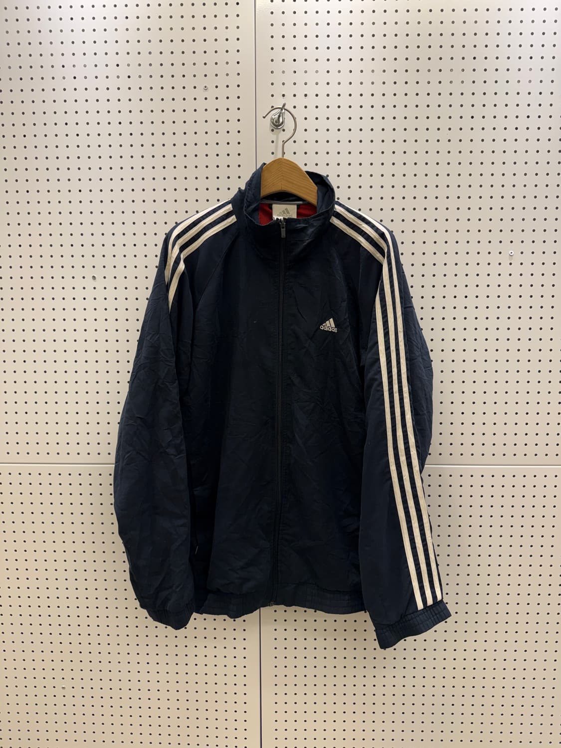 아디다스 올드스쿨 우븐 트랙 바람막이 네이비 U1268 상품이미지2