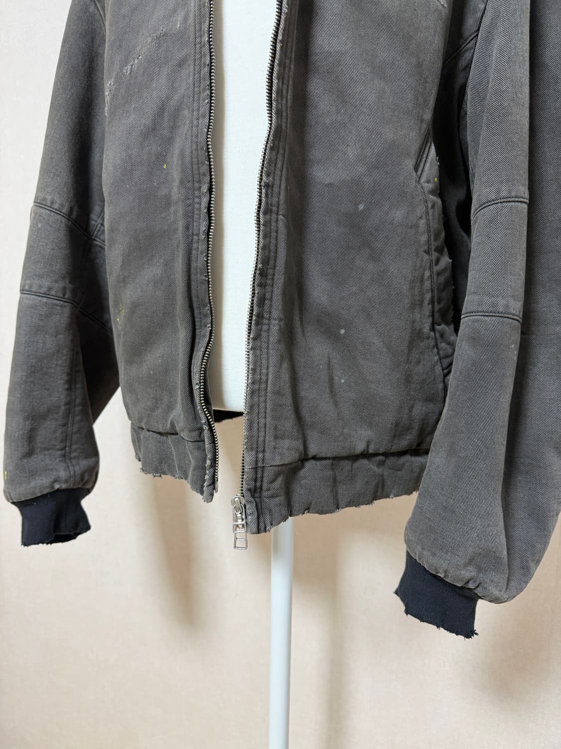 Vuja De Beck Destroyed Hooded Bomber 상품이미지3