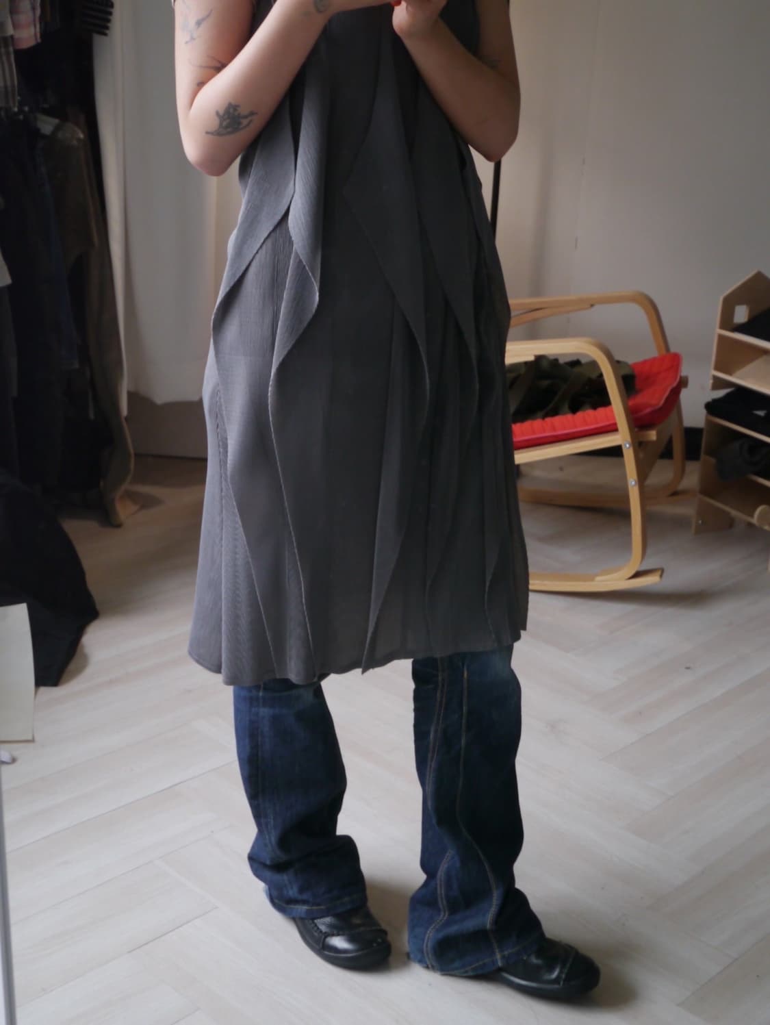 pleats sleeveless dress 상품이미지3
