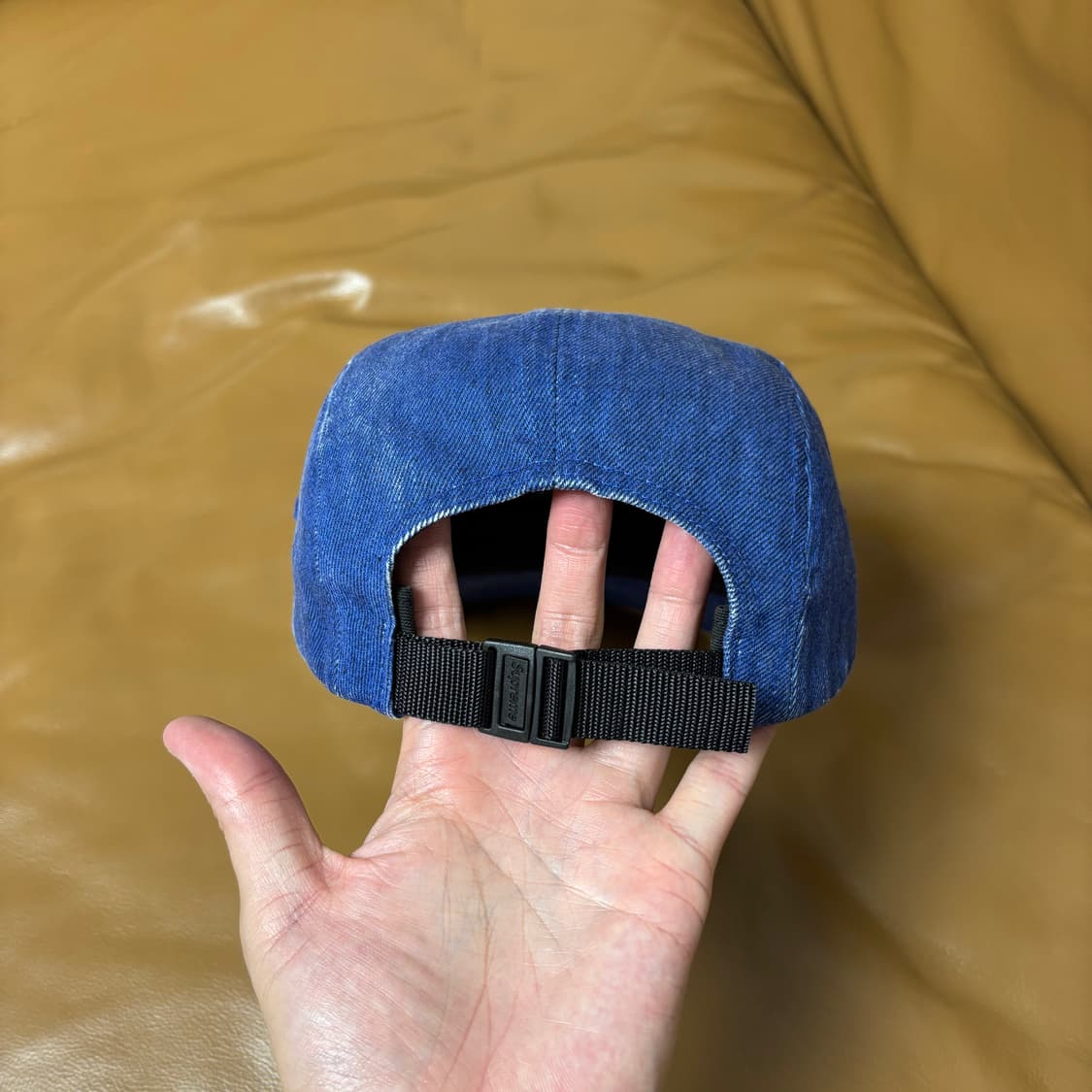 Supreme 슈프림 워시드 데님 블루 캠프캡 모자 Denim Blue 상품이미지7