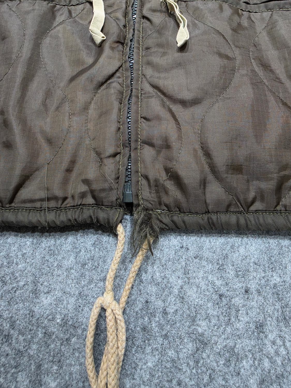 아베크롬비 앤 피치 빈티지 퀼팅 양털 안감 라이너 자켓 S 상품이미지8