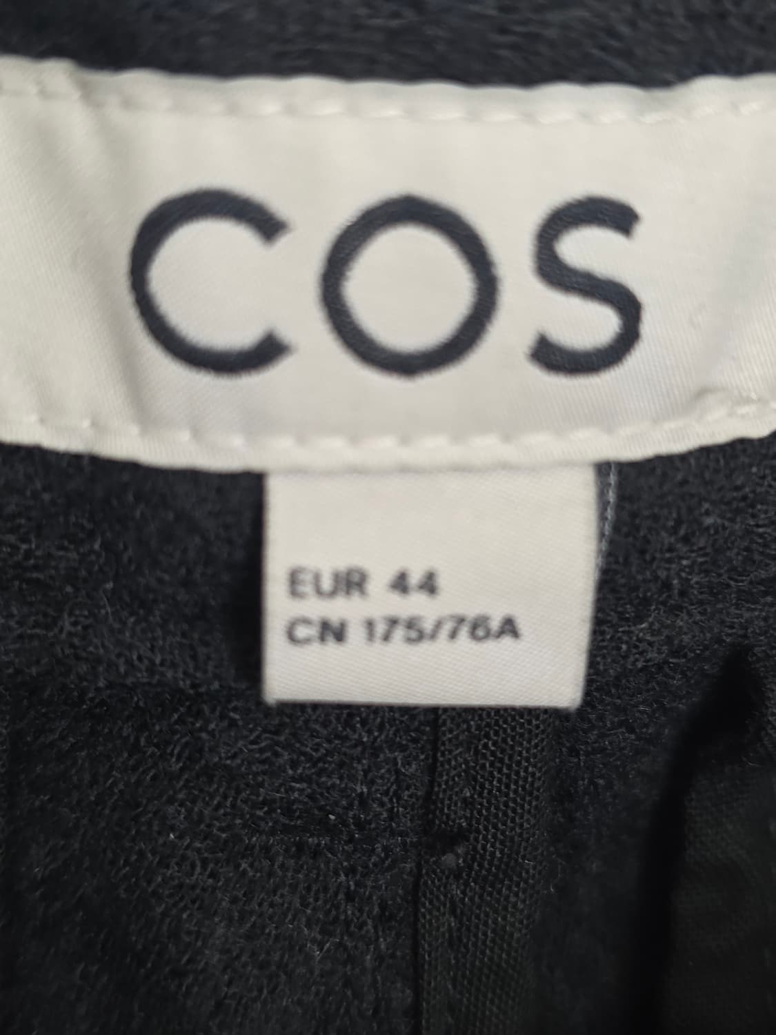 COS 코스 울 슬랙스 팬츠 EUR 44 딥그린 블랙 상품이미지3