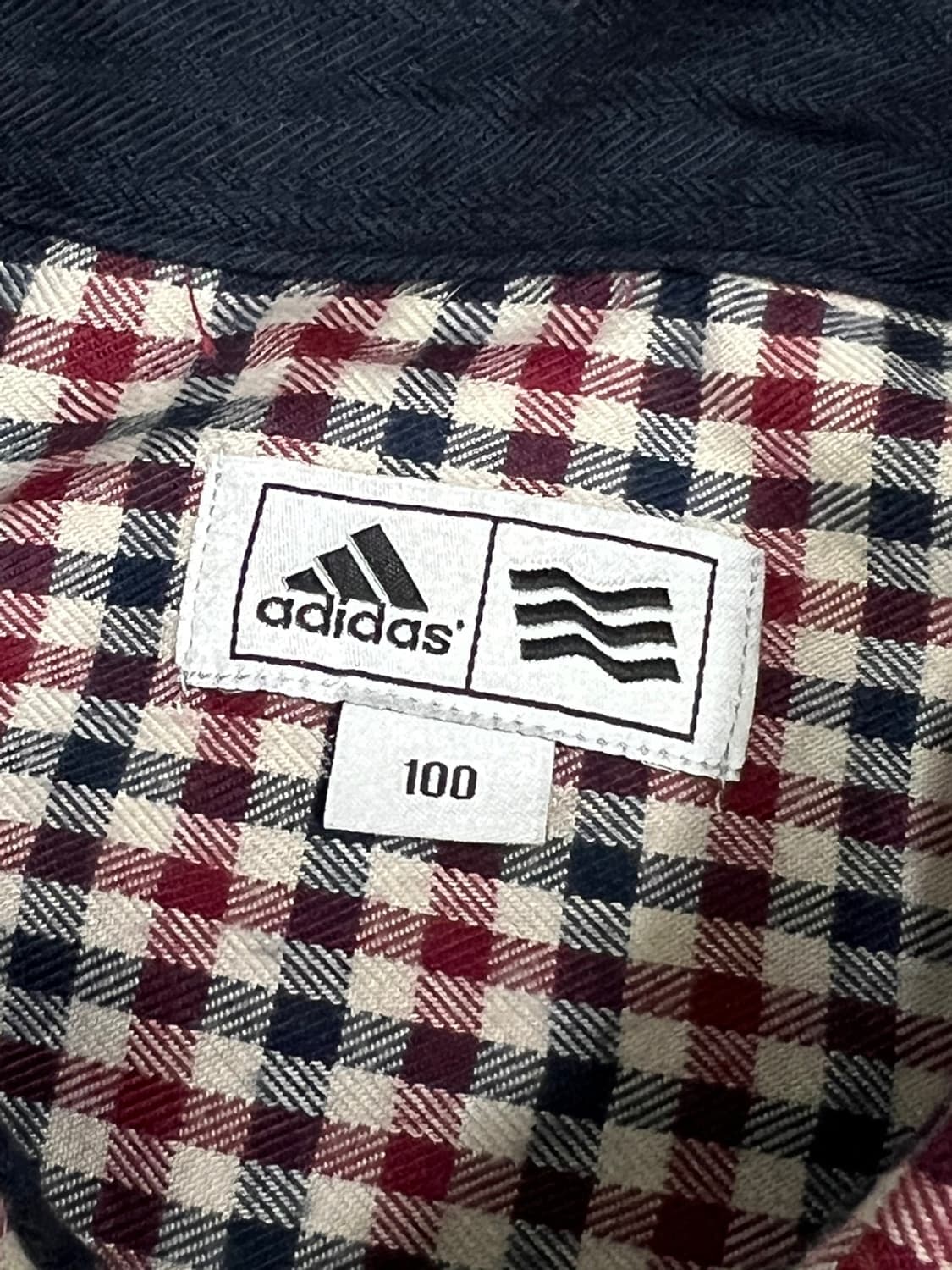 (100) 아디다스 골프 체크 남방 상품이미지3