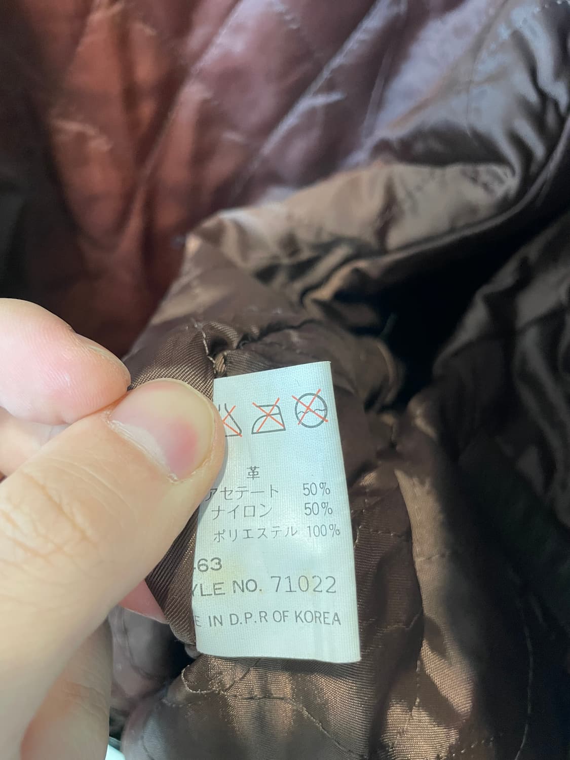 (L) 90s Bugle Boy 버글보이 브라운 소가죽 싱글 레더자켓 상품이미지7