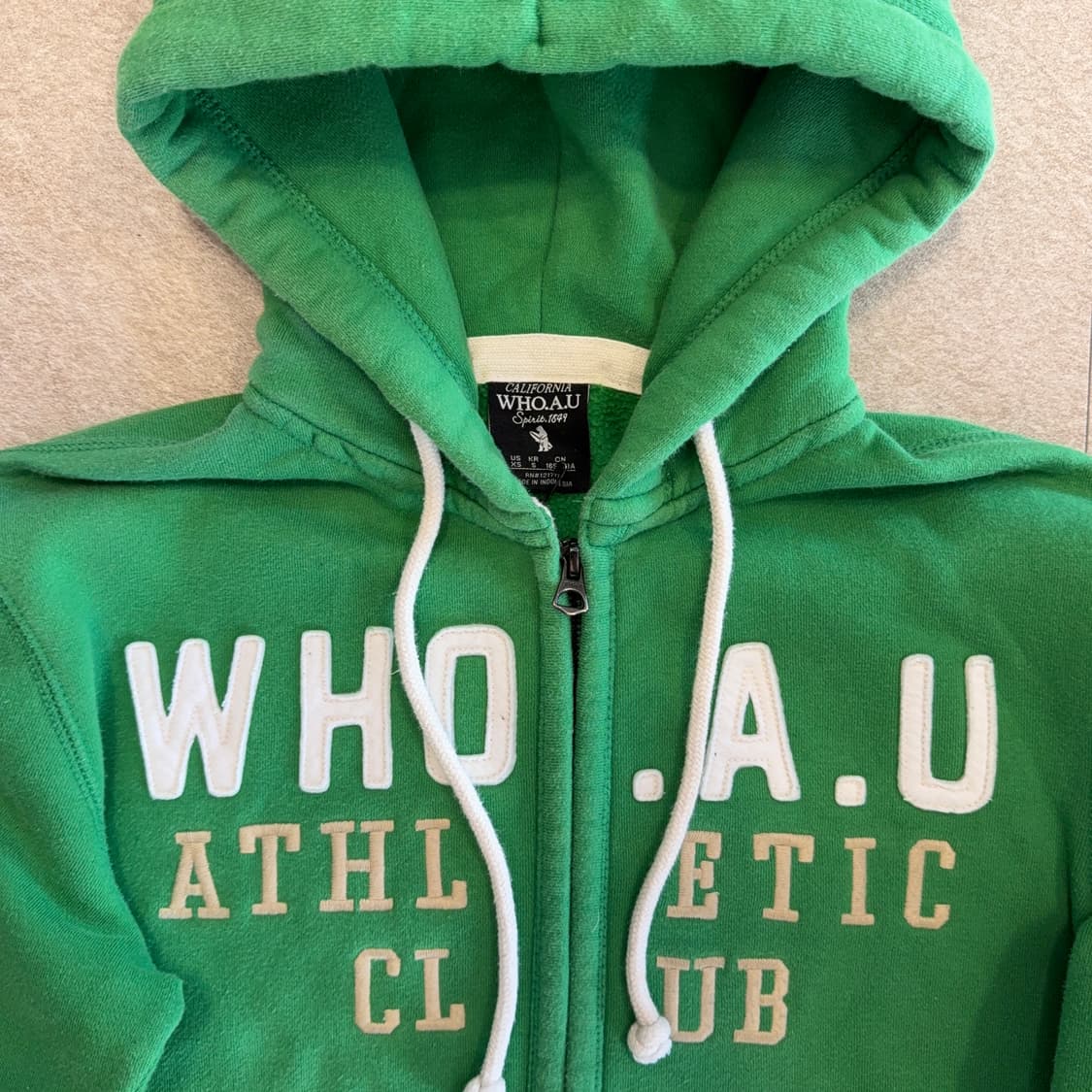 후아유 컬러 후드집업 상품이미지2