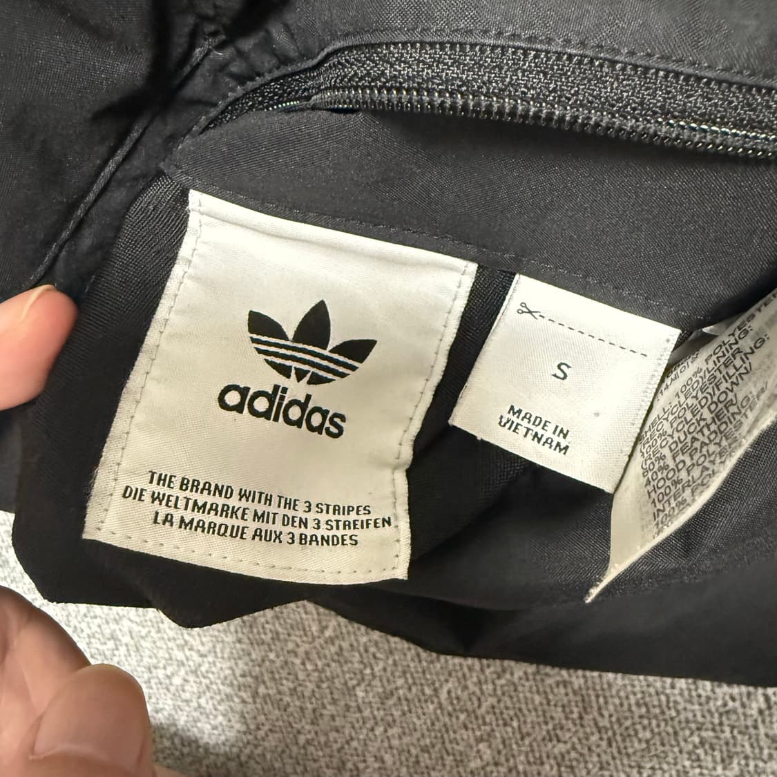 아디다스 리버시블 덕다운 양면패딩 블랙 S 상품이미지5