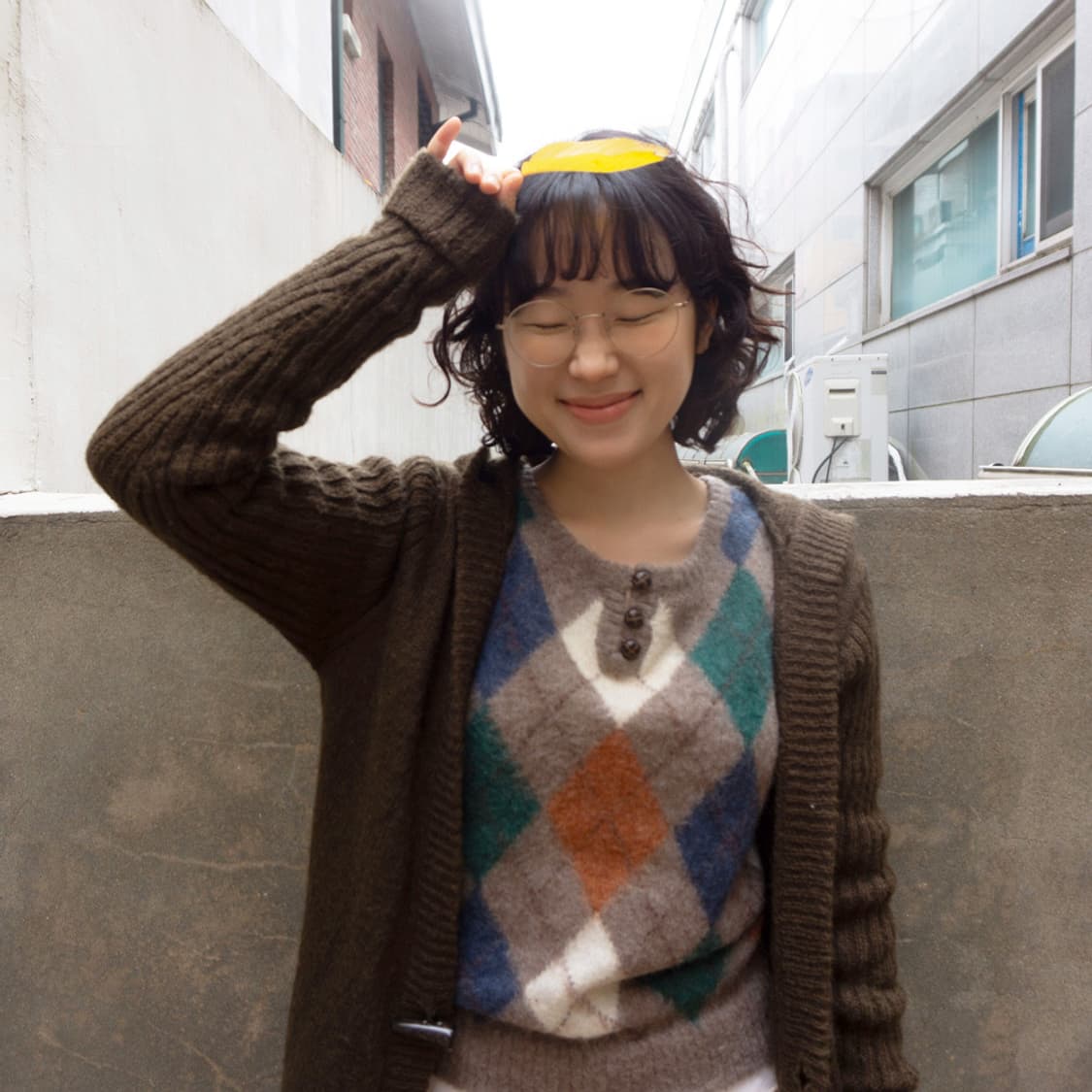 모헤어 코코아 롱후드 가디건 상품이미지9