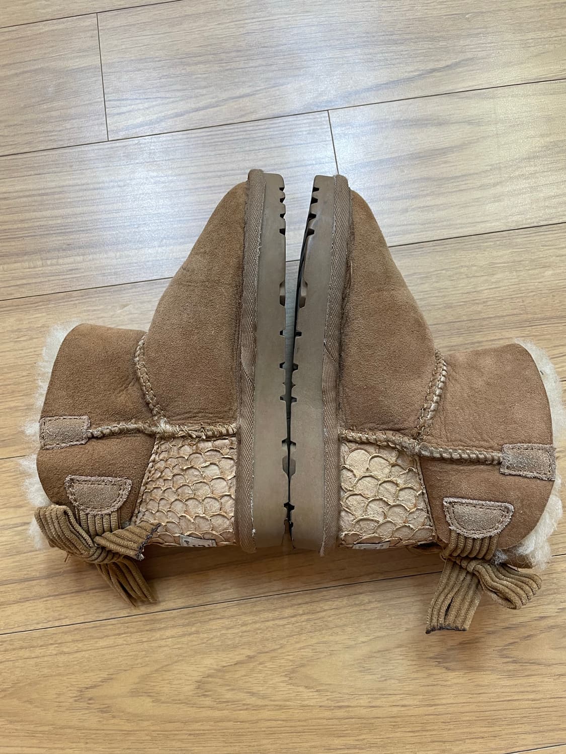 UGG 키즈 어그 부츠 165mm 브라운 상품이미지3