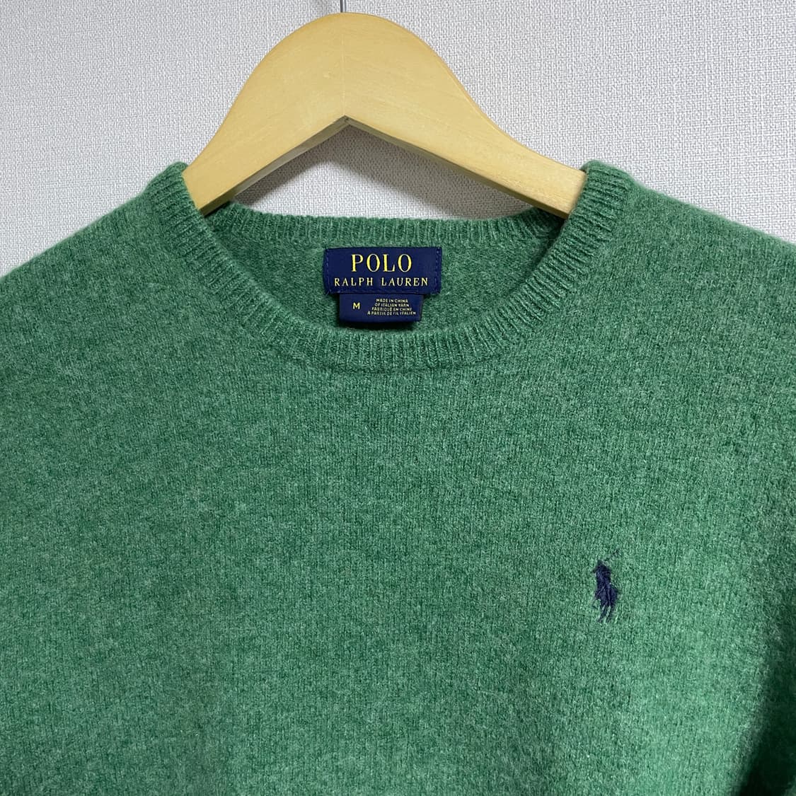 폴로 랄프로렌 라이트 그린 울니트 M (55정도) 상품이미지9
