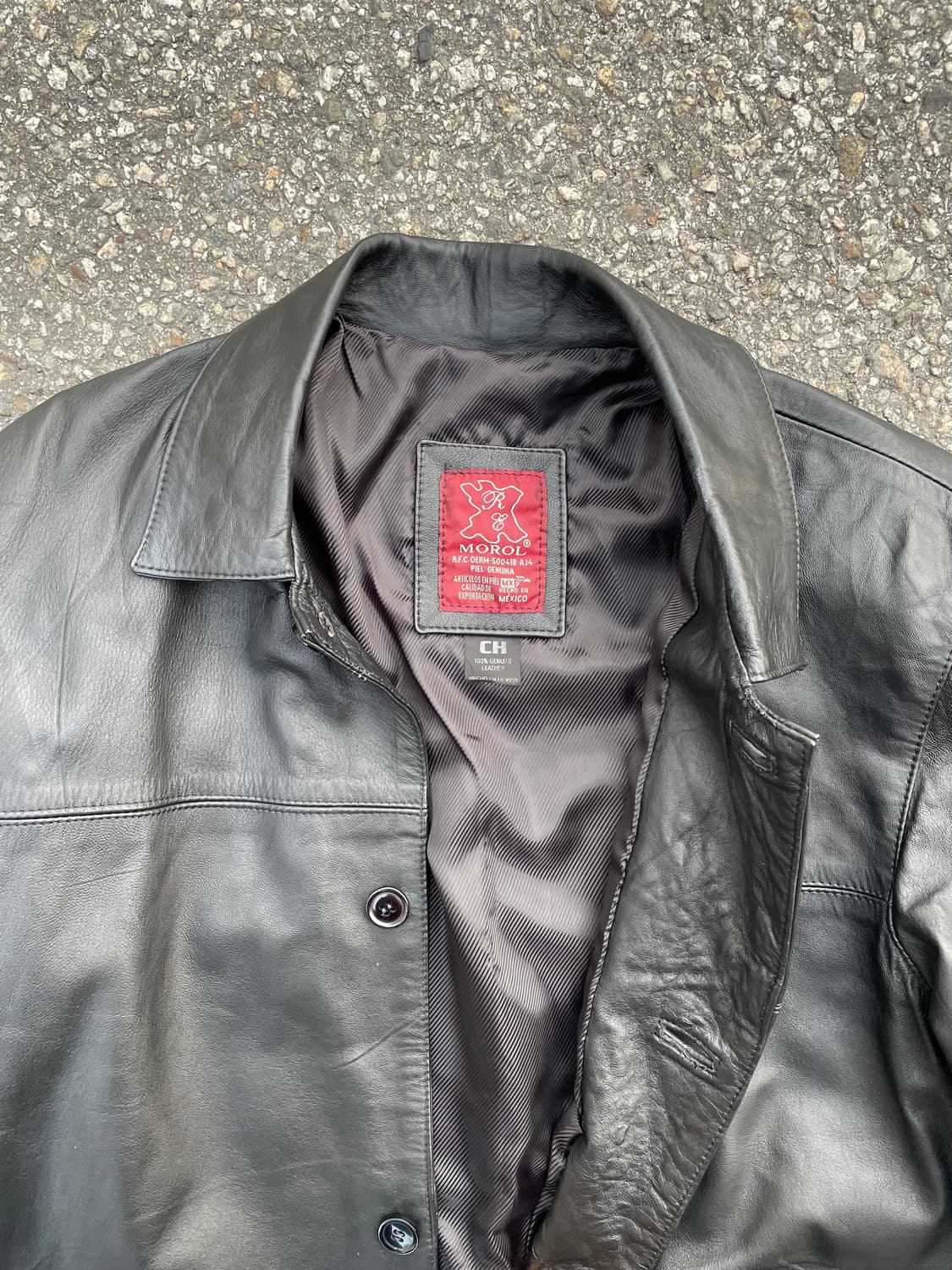 Morol 레더자켓 블랙 m 상품이미지2